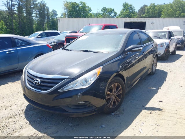 2014 Hyundai Sonata Gls მანქანა იყიდება აუქციონზე, vin: 5NPEB4AC6EH917163, აუქციონის ნომერი: 45106815