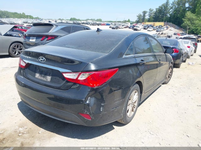 2014 Hyundai Sonata Gls მანქანა იყიდება აუქციონზე, vin: 5NPEB4AC6EH917163, აუქციონის ნომერი: 45106815