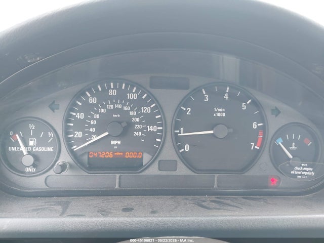 45106821 :رقم المزاد ، 4USCJ3326WLB63328 vin ، 1998 Bmw Z3 2.8 مزاد بيع