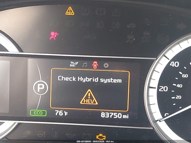 45106880 :رقم المزاد ، KNDCB3LC1K5342934 vin ، 2019 Kia Niro Lx مزاد بيع