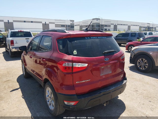 Aukcja sprzedaży 2018 Ford Ecosport Se, vin: MAJ3P1TE7JC214690, numer aukcji: 45106902