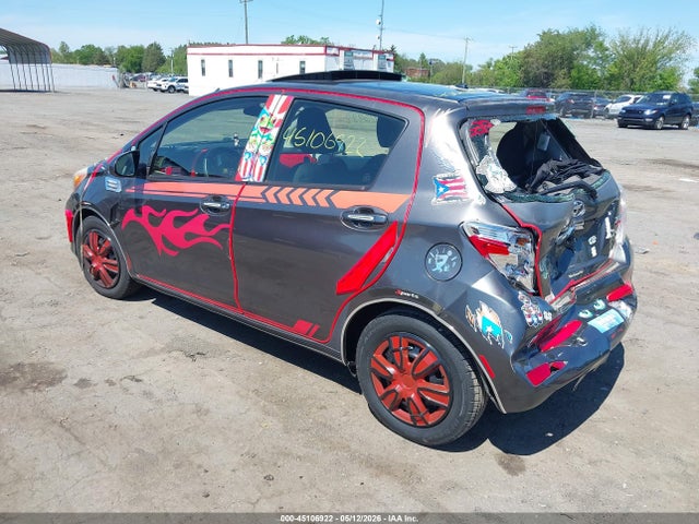 2014 Toyota Yaris L (tmc/cbu Plant)/le (tmc/cbu Plant)/se (tmc/cbu Plant) მანქანა იყიდება აუქციონზე, vin: JTDKTUD37ED582481, აუქციონის ნომერი: 45106922