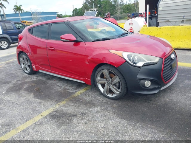 2013 Hyundai Veloster Turbo W/black მანქანა იყიდება აუქციონზე, vin: KMHTC6AE0DU180138, აუქციონის ნომერი: 45106996