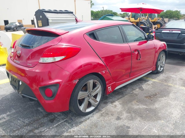 2013 Hyundai Veloster Turbo W/black მანქანა იყიდება აუქციონზე, vin: KMHTC6AE0DU180138, აუქციონის ნომერი: 45106996