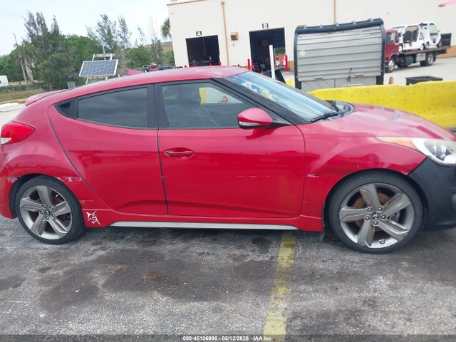 2013 Hyundai Veloster Turbo W/black მანქანა იყიდება აუქციონზე, vin: KMHTC6AE0DU180138, აუქციონის ნომერი: 45106996