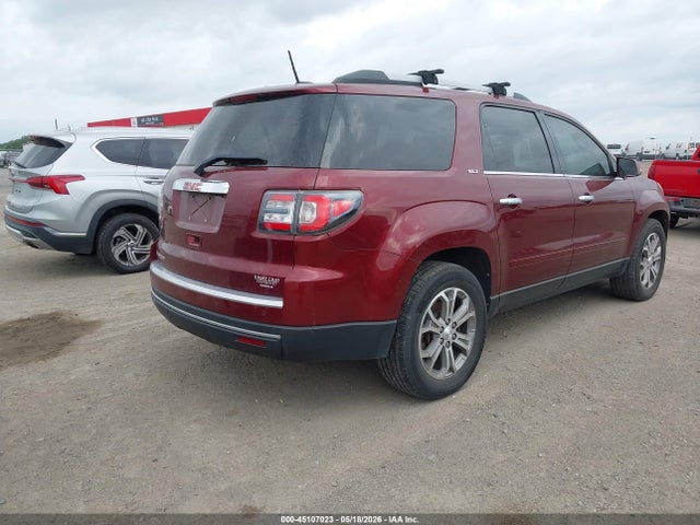 Aukcja sprzedaży 2016 Gmc Acadia Slt-1, vin: 1GKKRRKD2GJ185437, numer aukcji: 45107023