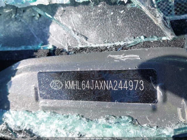 45107109 :رقم المزاد ، KMHL64JAXNA244973 vin ، 2022 Hyundai Sonata Sel مزاد بيع