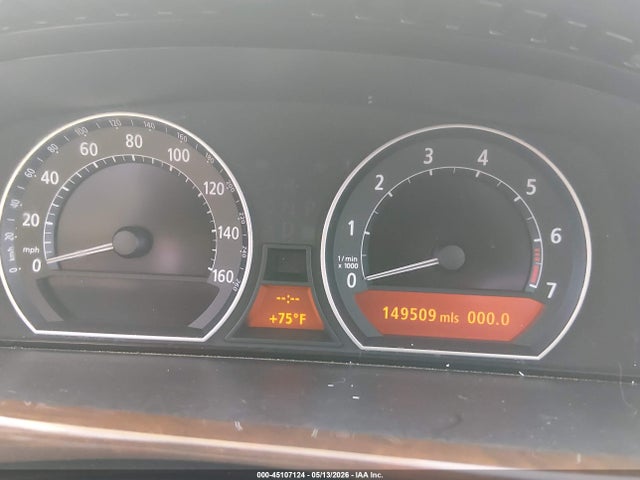 2006 Bmw 750li მანქანა იყიდება აუქციონზე, vin: WBAHN83556DT59045, აუქციონის ნომერი: 45107124