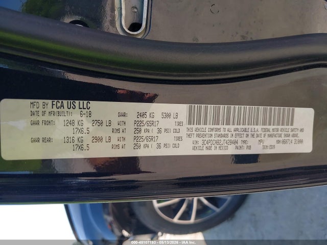 Aukcja sprzedaży 2018 Dodge Journey Se, vin: 3C4PDCAB2JT428404, numer aukcji: 45107193