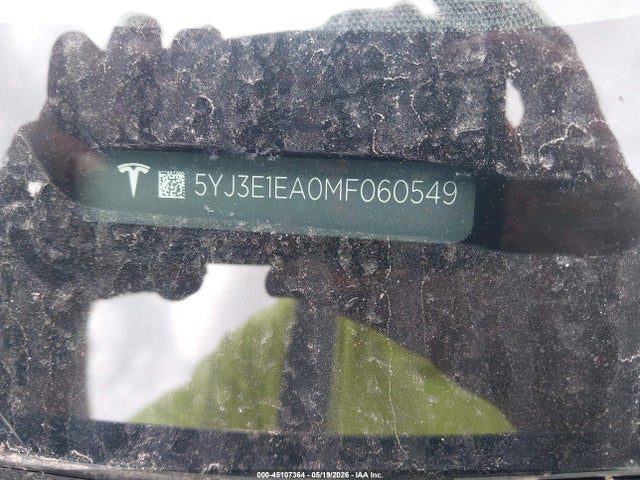 Продажа на аукционе авто 2021 Tesla Model 3 Standard Range Plus Rear-wheel Drive, vin: 5YJ3E1EA0MF060549, номер лота: 45107364