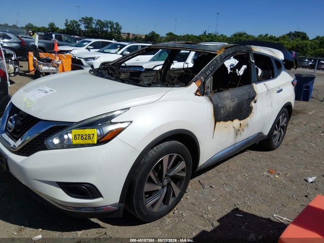 45107388 :رقم المزاد ، 5N1AZ2MH2FN235044 vin ، 2015 Nissan Murano Platinum مزاد بيع