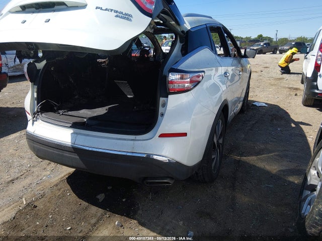 45107388 :رقم المزاد ، 5N1AZ2MH2FN235044 vin ، 2015 Nissan Murano Platinum مزاد بيع