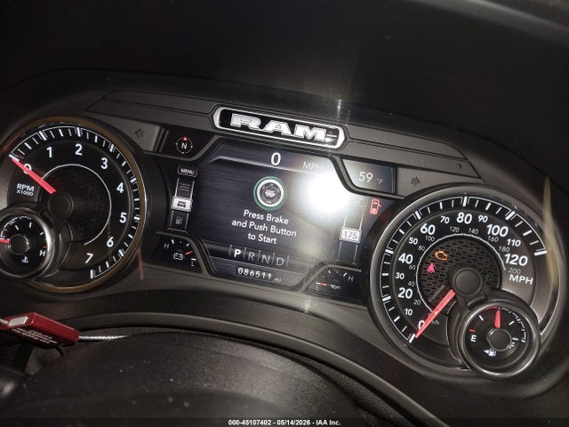 45107402 :رقم المزاد ، 1C6SRFFT6LN184569 vin ، 2020 Ram 1500 Big Horn  4x4 5'7 Box مزاد بيع
