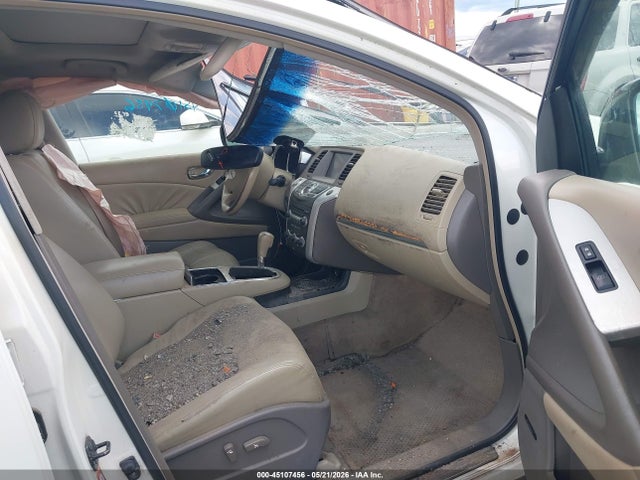 2009 Nissan Murano Sl მანქანა იყიდება აუქციონზე, vin: JN8AZ18U79W015150, აუქციონის ნომერი: 45107456