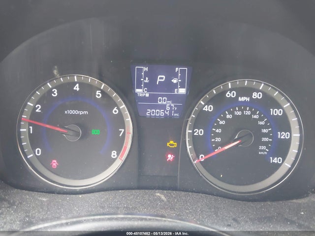 2016 Hyundai Accent Se მანქანა იყიდება აუქციონზე, vin: KMHCT4AE4GU002922, აუქციონის ნომერი: 45107482