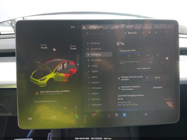 Aukcja sprzedaży 2022 Tesla Model Y Performance Dual Motor All-wheel Drive, vin: 7SAYGDEF2NF521753, numer aukcji: 45107488