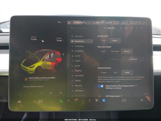 Aukcja sprzedaży 2022 Tesla Model Y Performance Dual Motor All-wheel Drive, vin: 7SAYGDEF2NF521753, numer aukcji: 45107488