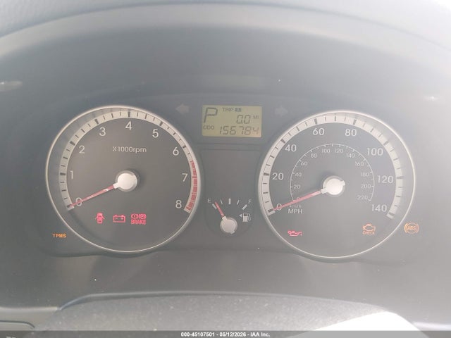 45107501 :رقم المزاد ، KMHCN46C69U355585 vin ، 2009 Hyundai Accent Gls مزاد بيع