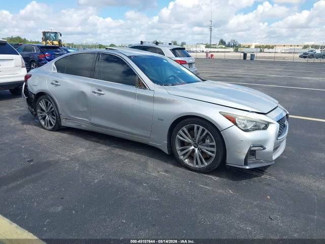 Продажа на аукционе авто 2018 Infiniti Q50 3.0t Sport, vin: JN1EV7APXJM358571, номер лота: 45107644