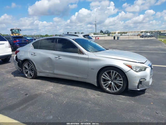 Продажа на аукционе авто 2018 Infiniti Q50 3.0t Sport, vin: JN1EV7APXJM358571, номер лота: 45107644