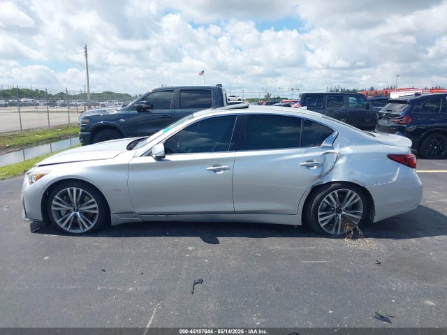 Продажа на аукционе авто 2018 Infiniti Q50 3.0t Sport, vin: JN1EV7APXJM358571, номер лота: 45107644