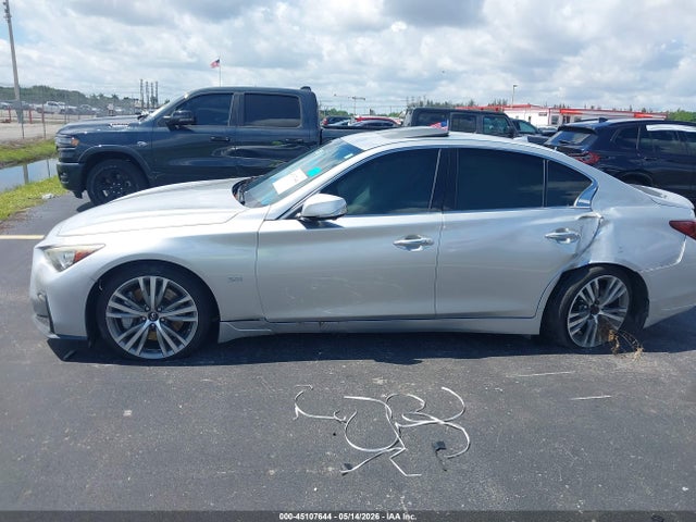 Продажа на аукционе авто 2018 Infiniti Q50 3.0t Sport, vin: JN1EV7APXJM358571, номер лота: 45107644