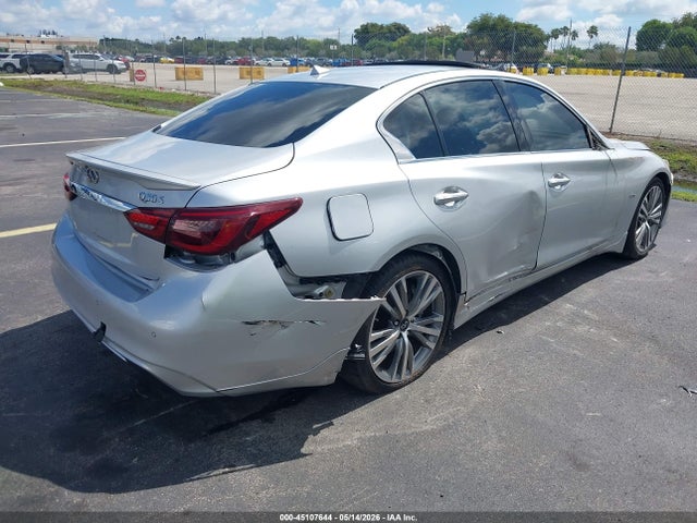 Продажа на аукционе авто 2018 Infiniti Q50 3.0t Sport, vin: JN1EV7APXJM358571, номер лота: 45107644