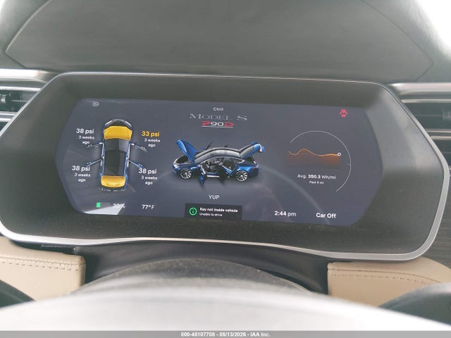 Продаж на аукціоні авто 2016 Tesla Model S 90d/p100d/p85d/p90d, vin: 5YJSA1E46GF122834, номер лоту: 45107708