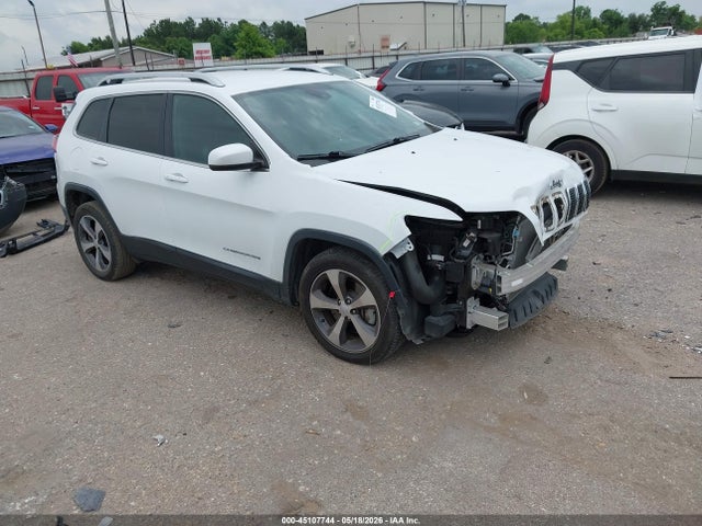 2019 Jeep Cherokee Limited Fwd მანქანა იყიდება აუქციონზე, vin: 1C4PJLDXXKD381775, აუქციონის ნომერი: 45107744