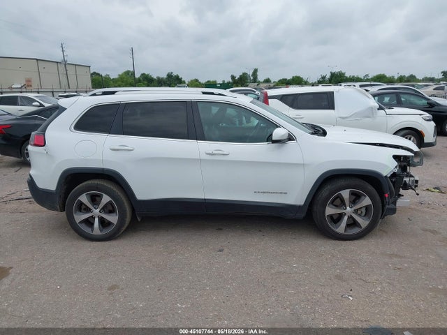 2019 Jeep Cherokee Limited Fwd მანქანა იყიდება აუქციონზე, vin: 1C4PJLDXXKD381775, აუქციონის ნომერი: 45107744