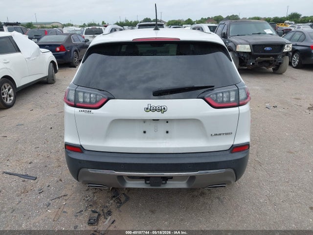 2019 Jeep Cherokee Limited Fwd მანქანა იყიდება აუქციონზე, vin: 1C4PJLDXXKD381775, აუქციონის ნომერი: 45107744