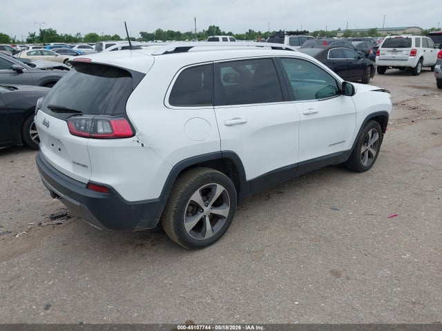 2019 Jeep Cherokee Limited Fwd მანქანა იყიდება აუქციონზე, vin: 1C4PJLDXXKD381775, აუქციონის ნომერი: 45107744