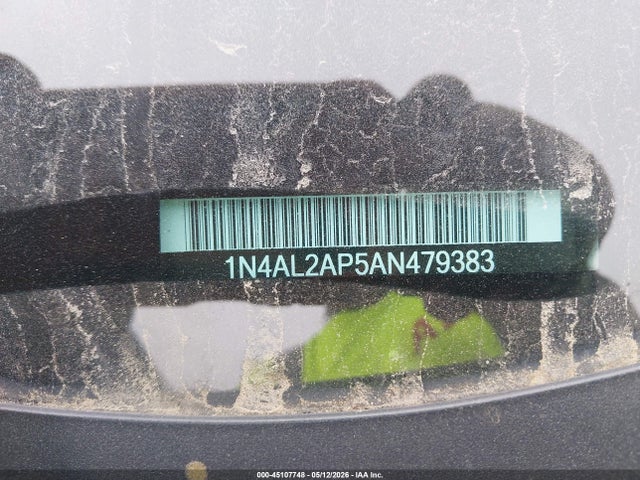 2010 Nissan Altima 2.5 S მანქანა იყიდება აუქციონზე, vin: 1N4AL2AP5AN479383, აუქციონის ნომერი: 45107748