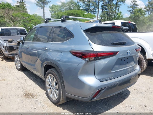 2024 Toyota Highlander Hybrid Limited მანქანა იყიდება აუქციონზე, vin: 5TDYARAH4RS537912, აუქციონის ნომერი: 45107765