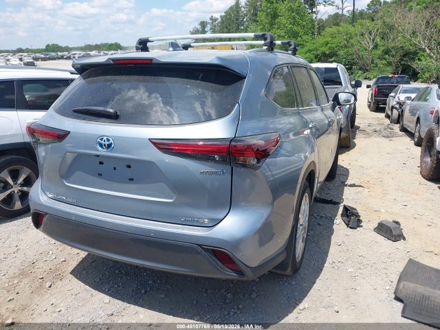2024 Toyota Highlander Hybrid Limited მანქანა იყიდება აუქციონზე, vin: 5TDYARAH4RS537912, აუქციონის ნომერი: 45107765