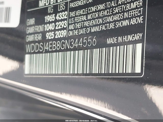 Mercedes-Benz CLA 250 2016 WDDSJ4EB8GN344556 Image 9