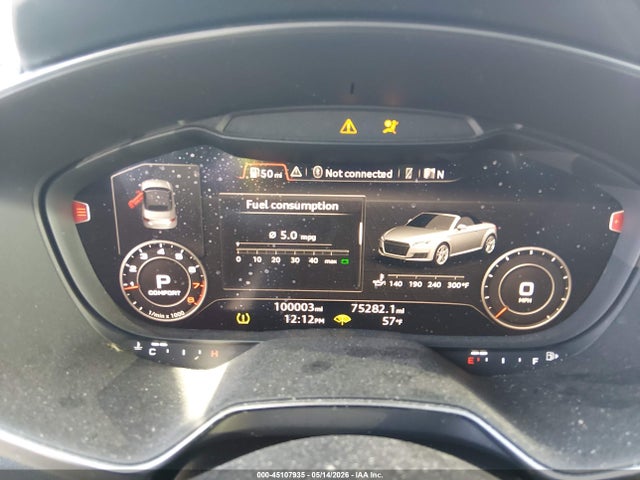 2016 Audi Tt 2.0t მანქანა იყიდება აუქციონზე, vin: TRUT5CFV2G1028511, აუქციონის ნომერი: 45107935