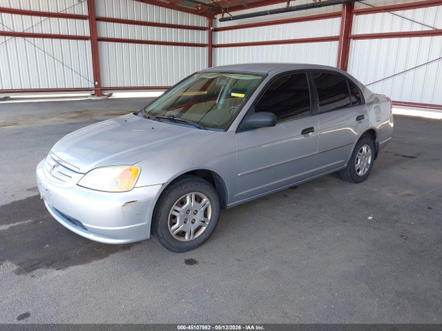 45107982 :رقم المزاد ، 2HGES16501H502577 vin ، 2001 Honda Civic Lx مزاد بيع