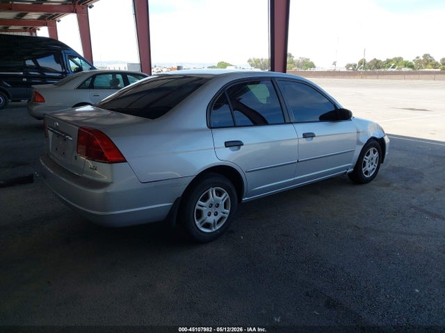 45107982 :رقم المزاد ، 2HGES16501H502577 vin ، 2001 Honda Civic Lx مزاد بيع