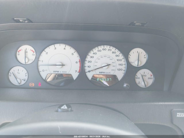 45108034 :رقم المزاد ، 1J8GW68J83C574631 vin ، 2003 Jeep Grand Cherokee Overland مزاد بيع