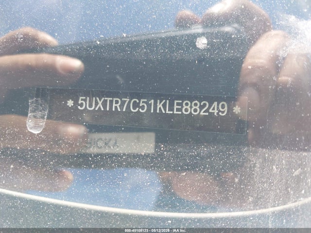 5UXTR7C51KLE88249 BMW X3 Sdrive30i