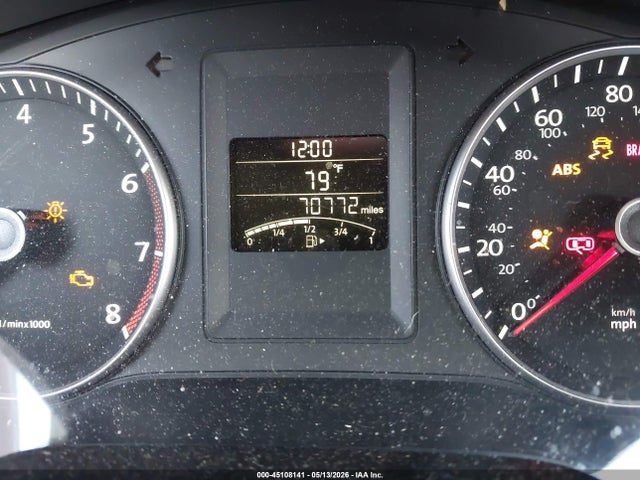 2013 Volkswagen Jetta 2.5l Se მანქანა იყიდება აუქციონზე, vin: 3VWDX7AJ8DM407075, აუქციონის ნომერი: 45108141
