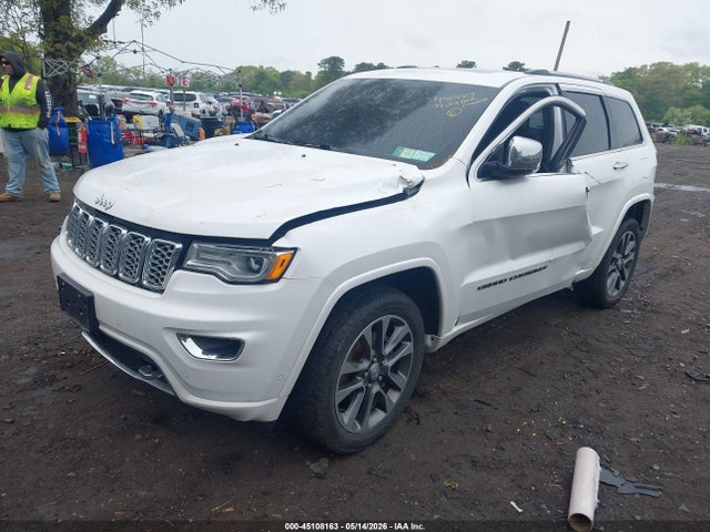 45108163 :رقم المزاد ، 1C4RJFCG4JC361277 vin ، 2018 Jeep Grand Cherokee Overland 4x4 مزاد بيع