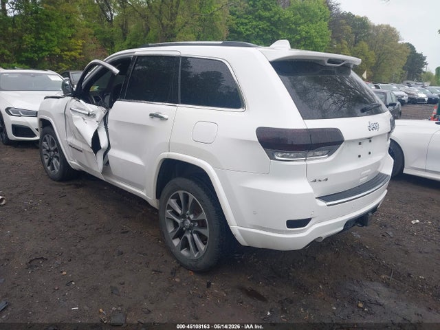 45108163 :رقم المزاد ، 1C4RJFCG4JC361277 vin ، 2018 Jeep Grand Cherokee Overland 4x4 مزاد بيع