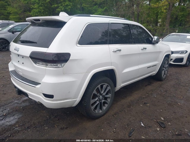 45108163 :رقم المزاد ، 1C4RJFCG4JC361277 vin ، 2018 Jeep Grand Cherokee Overland 4x4 مزاد بيع