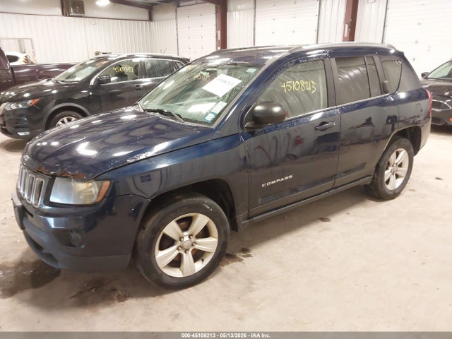 2014 Jeep Compass Sport მანქანა იყიდება აუქციონზე, vin: 1C4NJDBBXED828744, აუქციონის ნომერი: 45108213