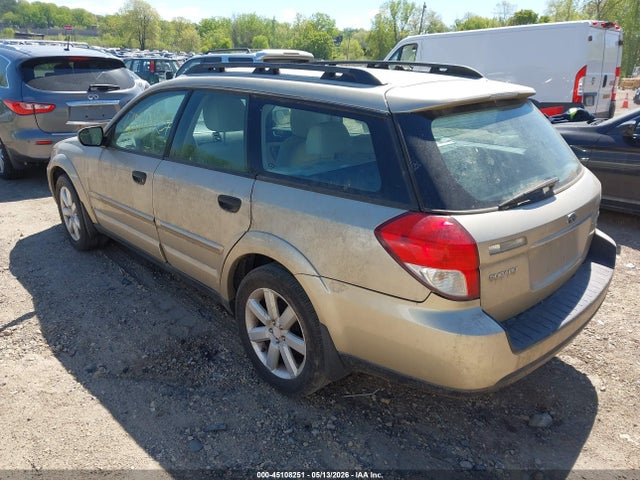 2008 Subaru Outback 2.5i/2.5i L.l. Bean Edition მანქანა იყიდება აუქციონზე, vin: 4S4BP61C887302215, აუქციონის ნომერი: 45108251