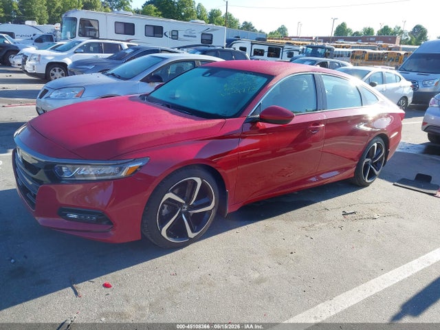 2018 Honda Accord Sport მანქანა იყიდება აუქციონზე, vin: 1HGCV1F38JA159772, აუქციონის ნომერი: 45108366