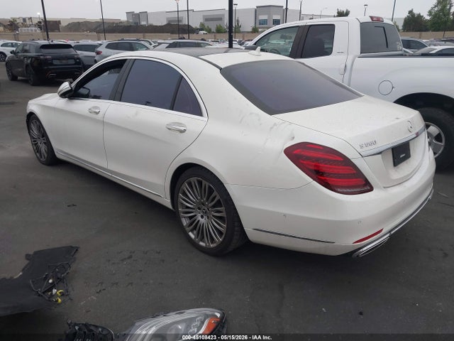2020 Mercedes-benz S 560 მანქანა იყიდება აუქციონზე, vin: WDDUG8DB0LA527175, აუქციონის ნომერი: 45108423