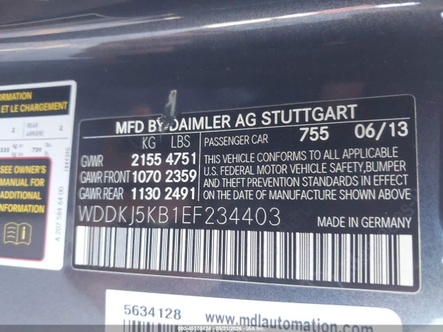 Продажа на аукционе авто 2014 Mercedes-benz E 350, vin: WDDKJ5KB1EF234403, номер лота: 45108424